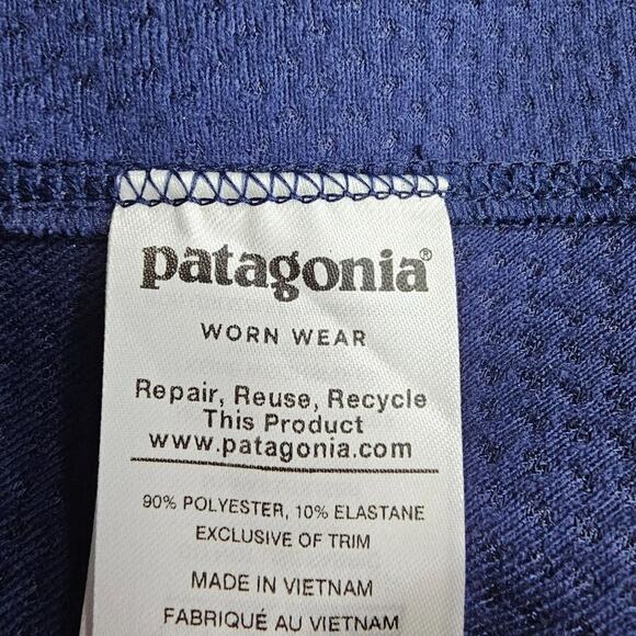 Patagonia Mens XXL Blue Adze Zippered Jacket 2XL - Picture 5 of 10